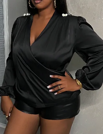 Bluza SHEIN CURVE, negru