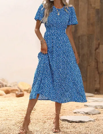 Rochie medie SHEIN, albastru Albastru