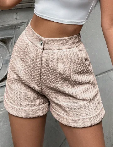 Pantaloni scurti SHEIN, crem Crem
