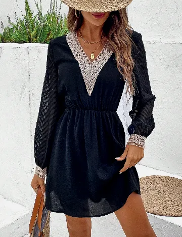 Rochie scurta SHEIN, negru Negru