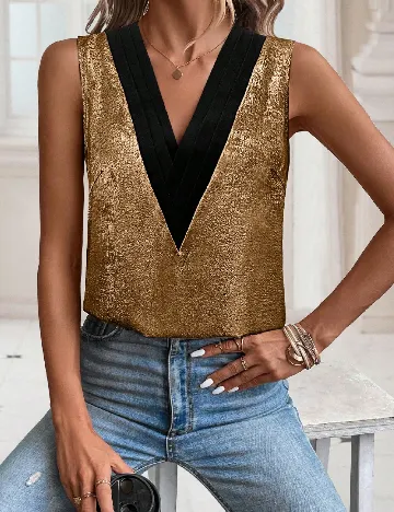 Bluza SHEIN, auriu Galben