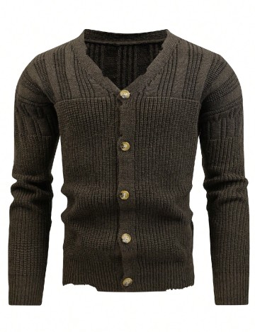 Cardigan SHEIN, maro