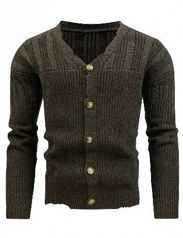 Cardigan SHEIN, maro