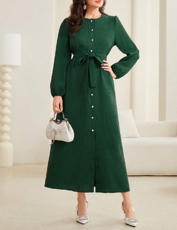 Rochie lunga SHEIN, verde