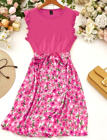 Rochie scurta SHEIN, roz