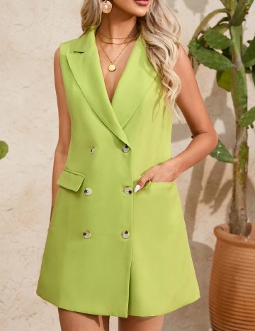 Rochie scurta SHEIN, verde