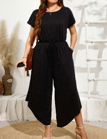 Salopeta SHEIN CURVE, negru Negru