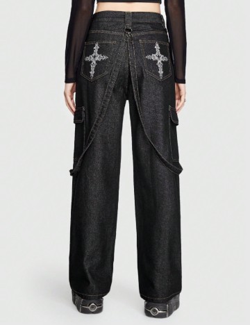 Blugi Romwe, negru