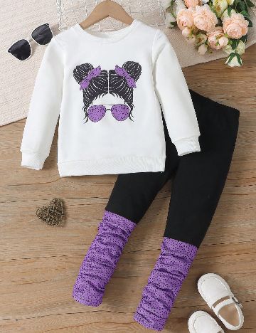 Compleu Shein Kids, mix culori