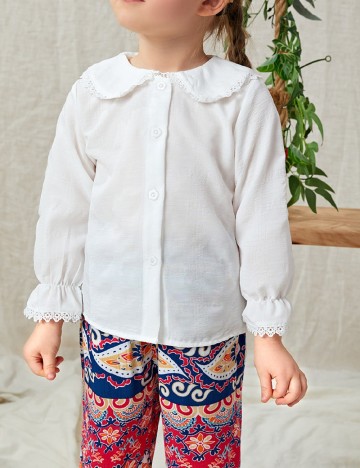 Camasa Shein Kids, alb
