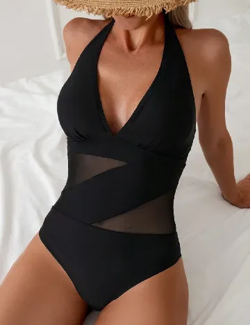 Costum de baie SHEIN, negru