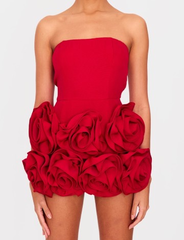 Salopeta PRETTYLITTLETHING, rosu