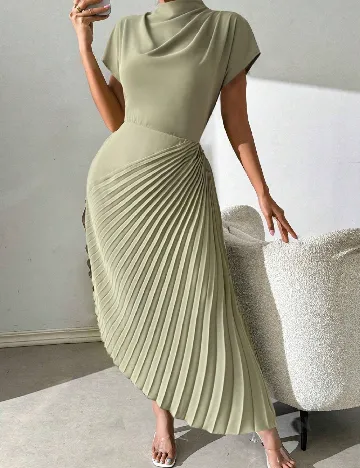 Rochie lunga SHEIN, verde