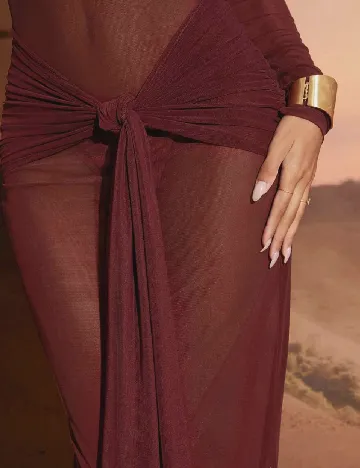 Rochie lunga SHEIN, pruna