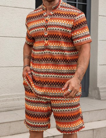 Compleu SHEIN Plus Size Men, mix culori