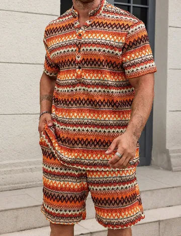 Compleu SHEIN Plus Size Men, mix culori
