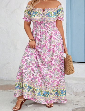 Rochie lunga SHEIN CURVE, floral