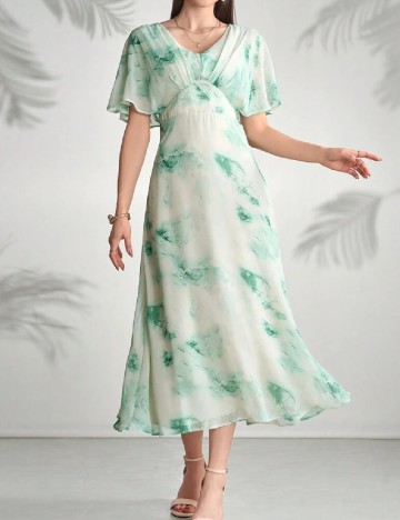 Rochie medie SHEIN, verde