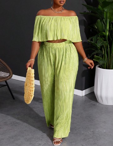 Compleu SHEIN CURVE, verde