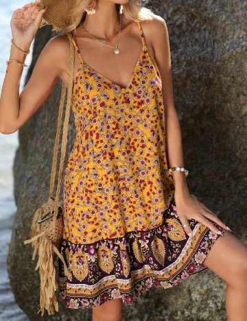 Rochie scurta SHEIN, mix culori