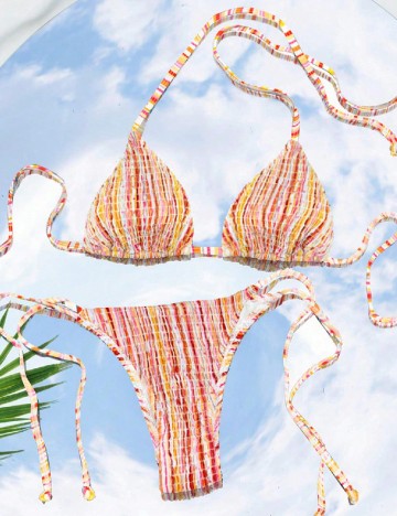Costum de baie SHEIN, mix culori
