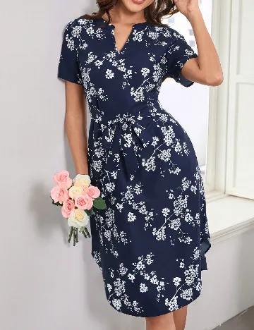 Rochie medie SHEIN, albastru Albastru