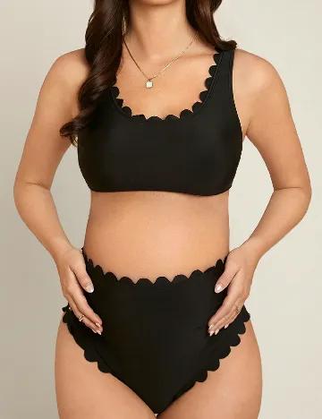 Costum de baie SHEIN Maternity, negru