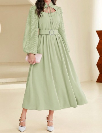 Rochie lunga SHEIN, verde