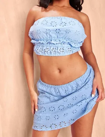 Fusta PRETTYLITTLETHING, albastru