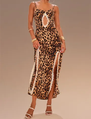 Rochie medie PRETTYLITTLETHING, animal print