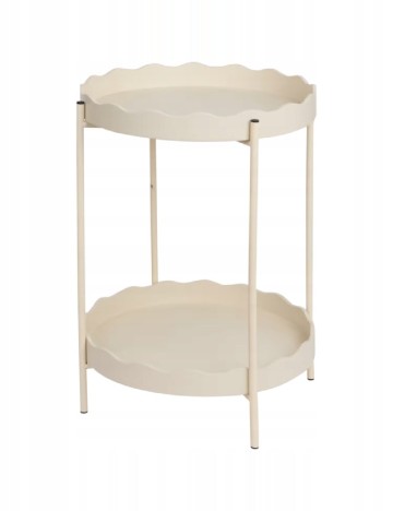 Masuta de cafea ACTION, crem