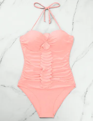 Costum de baie SHEIN, roz