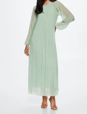 Rochie lunga Mango, verde