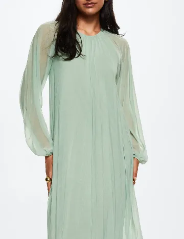 Rochie lunga Mango, verde