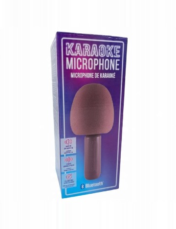Microfon karaoke Bluetooth Dayes, roz