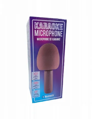 Microfon karaoke Bluetooth Dayes, roz Roz