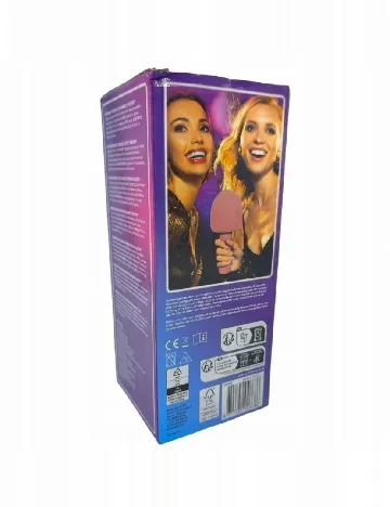 Microfon karaoke Bluetooth Dayes, roz Roz