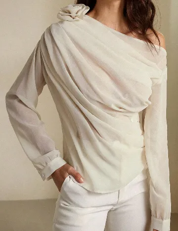 Bluza SHEIN, ecru