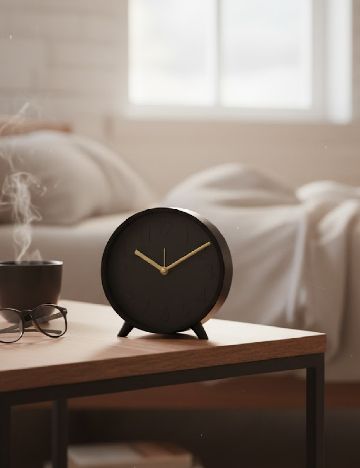 Ceas desteptator ACTION, negru