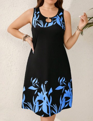 Rochie medie Emery Rose Curve, negru