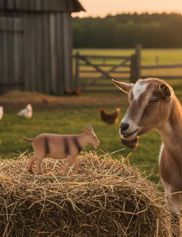 Figurina Capra Zd Trading, maro Maro