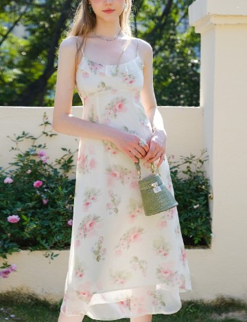Rochie medie SHEIN, floral print