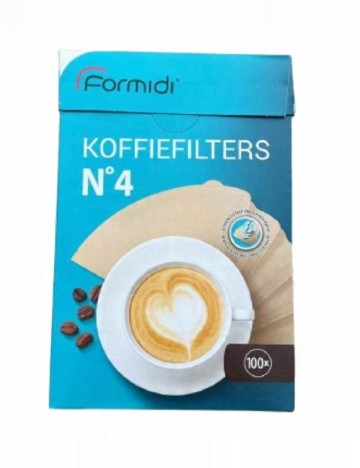 Filtre de cafea, nr. 4 Formidi, bej