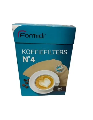 Filtre de cafea, nr. 4 Formidi, bej Crem