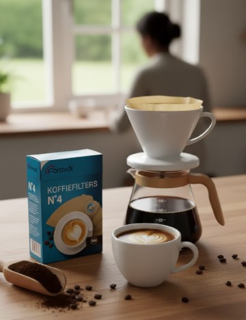 Filtre de cafea, nr. 4 Formidi, bej