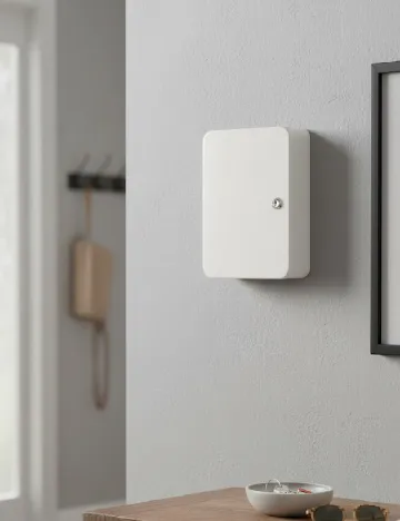 Cutie pentru chei Home Accents, ecru Alb