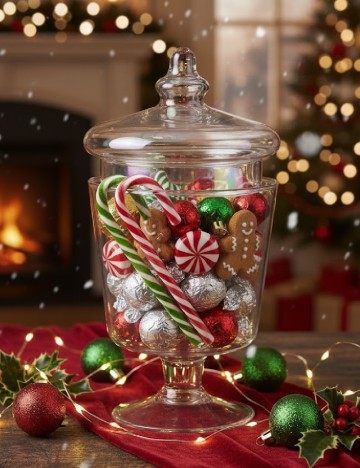 Recipient pentru dulciuri Excellent Houseware, mix culori