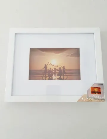 Rama foto OutletMag, alb Alb