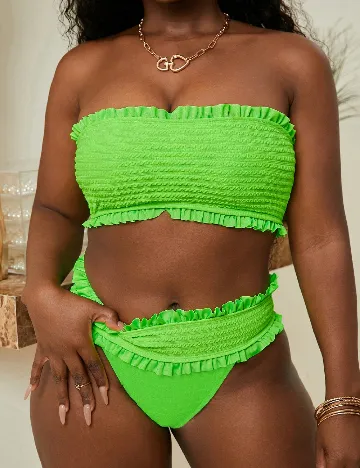 Costum de baie SHEIN, verde
