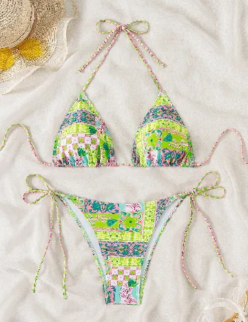 Costum de baie SHEIN, mix culori